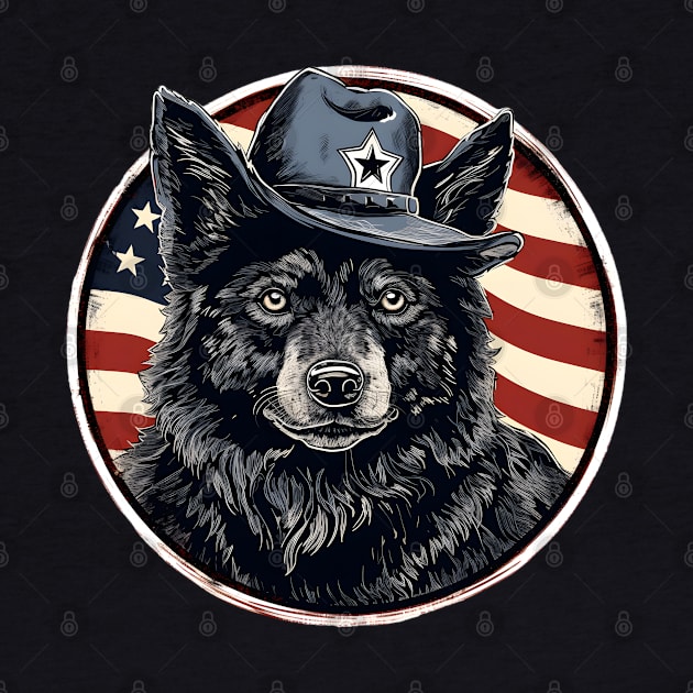 Patriotic Schipperke by NatashaCuteShop